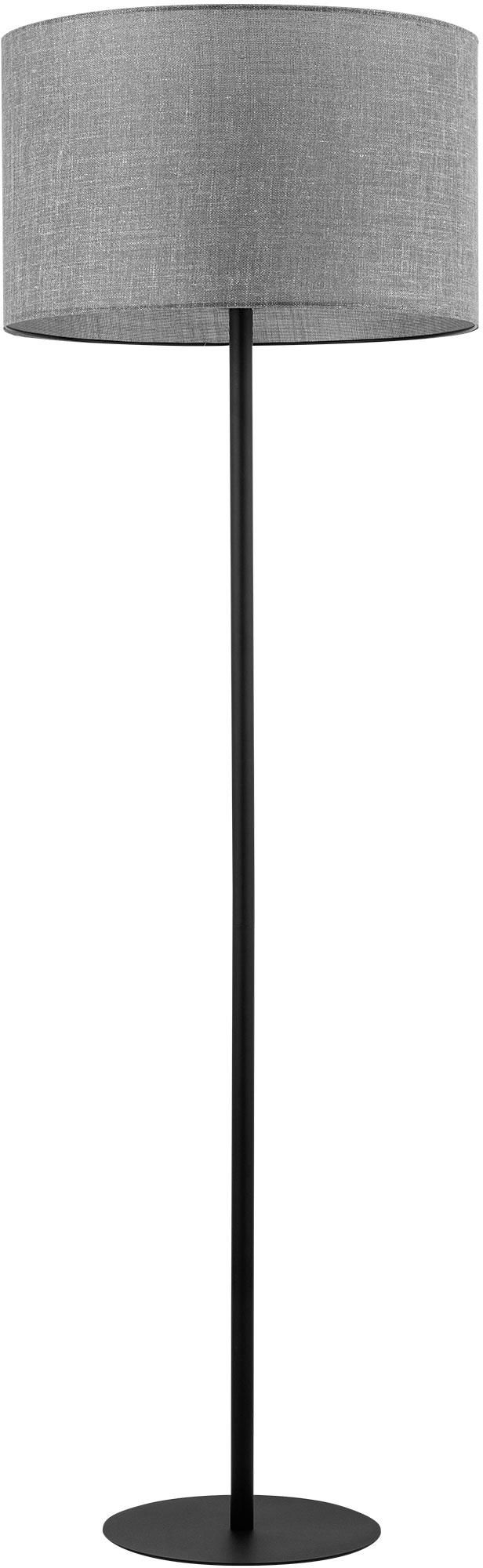 TK Lighting Earth lampa stojąca 1x15W szary/czarny 5475