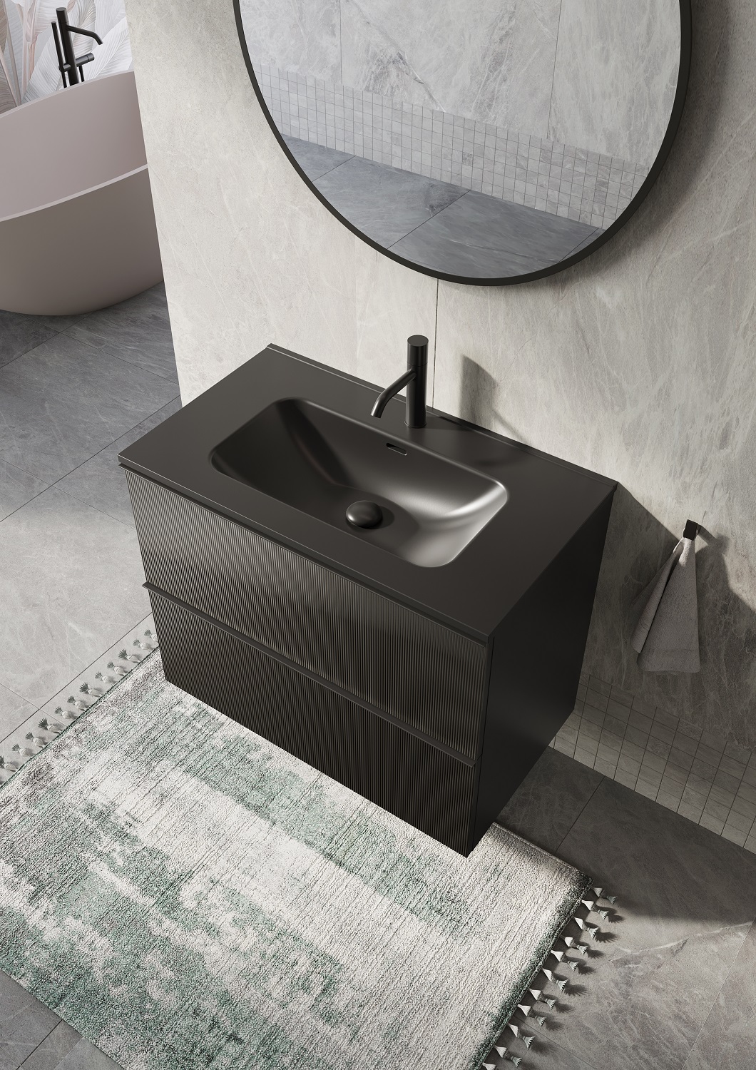 Elita korek do umywalki black matt RE090000037160 - Wysyłka w 24h
