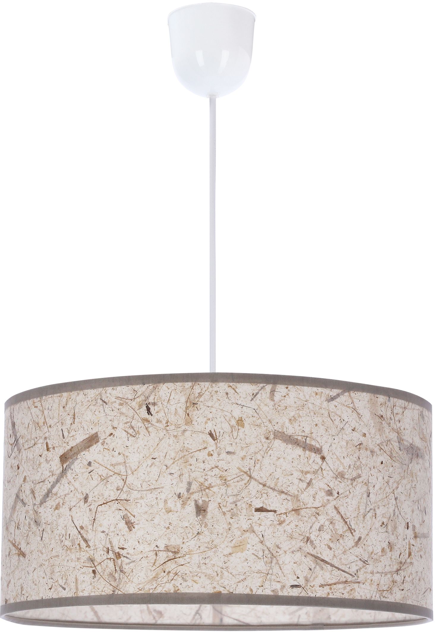 Candellux Papirus lampa wisząca 1x60W biały/beżowy 31-17956