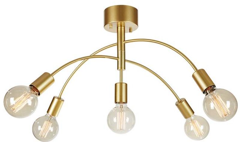 Markslöjd Cygnus lampa wisząca 5x40W złota 108285