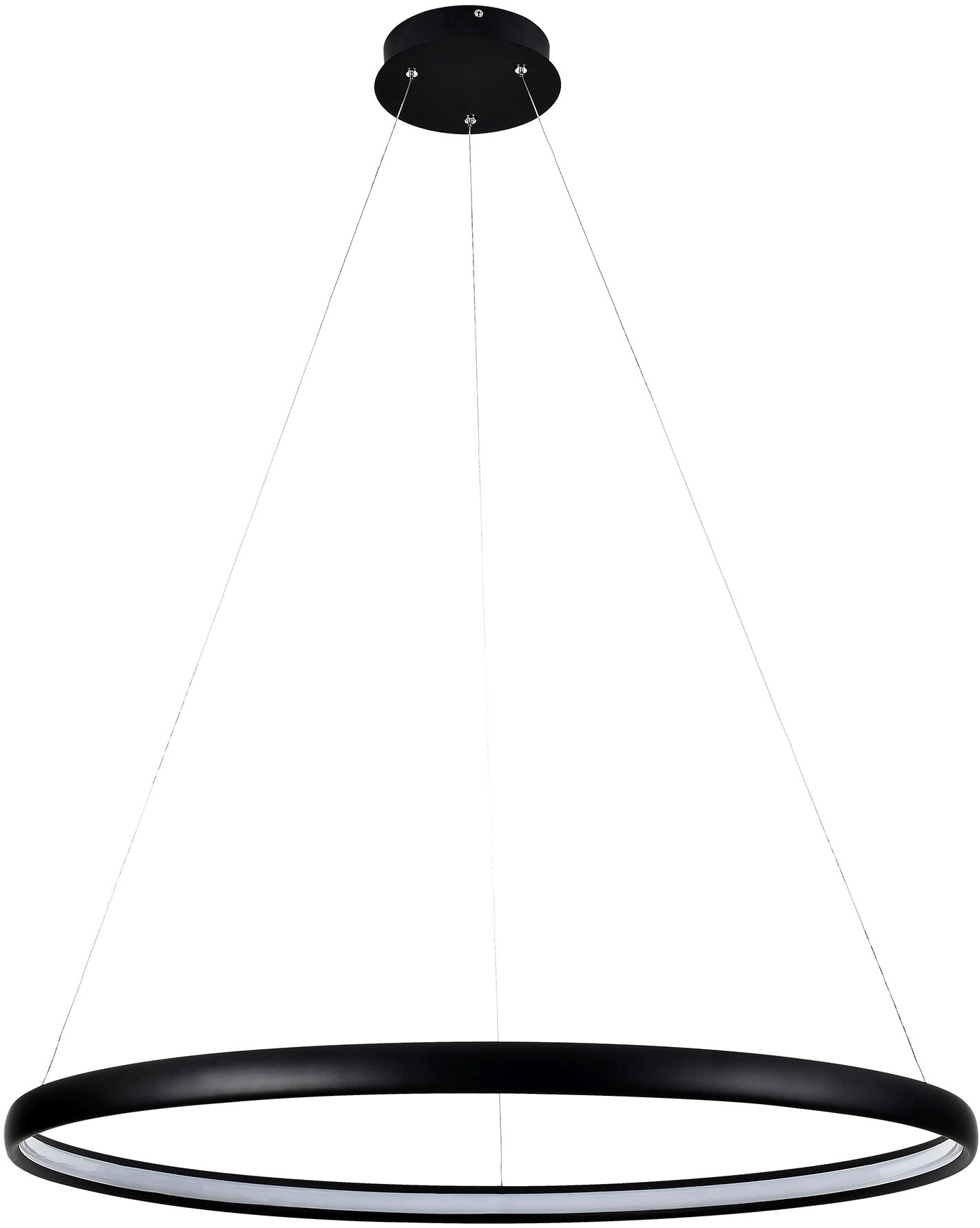 Zuma Line Carlo lampa wisząca 1x26W LED czarny mat PL210503-800-BK