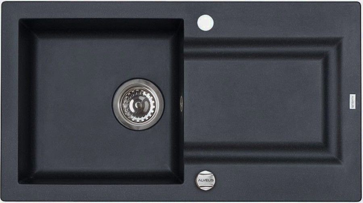 Alveus Falcon 30 zlewozmywak 78x43,5 cm 1-komorowy czarny 1413091