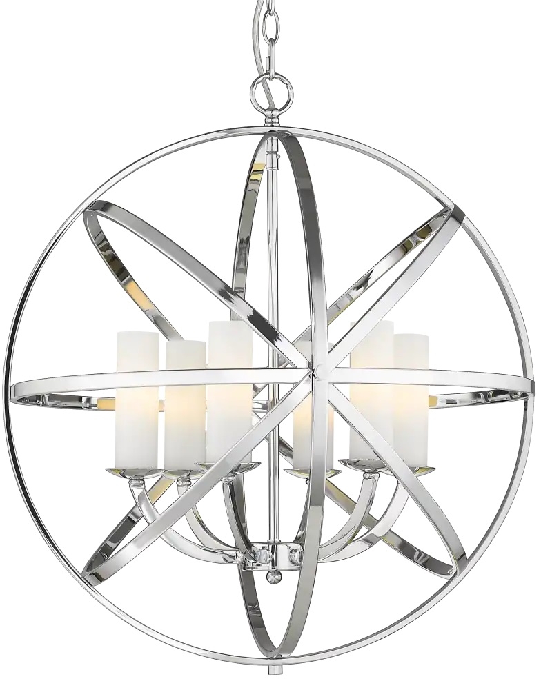 CosmoLight Orlando lampa wisząca 6x40W chrom P06441CH