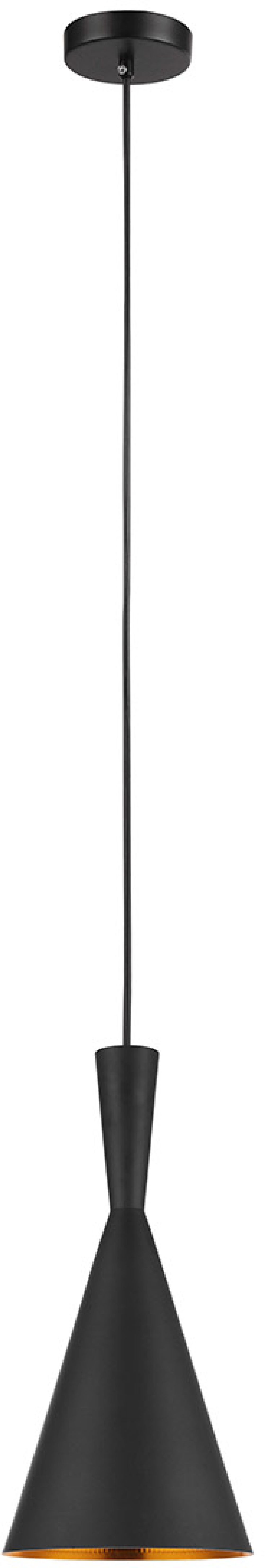 Italux Pedro lampa wisząca 1x60 W czarna MDM-2361/1