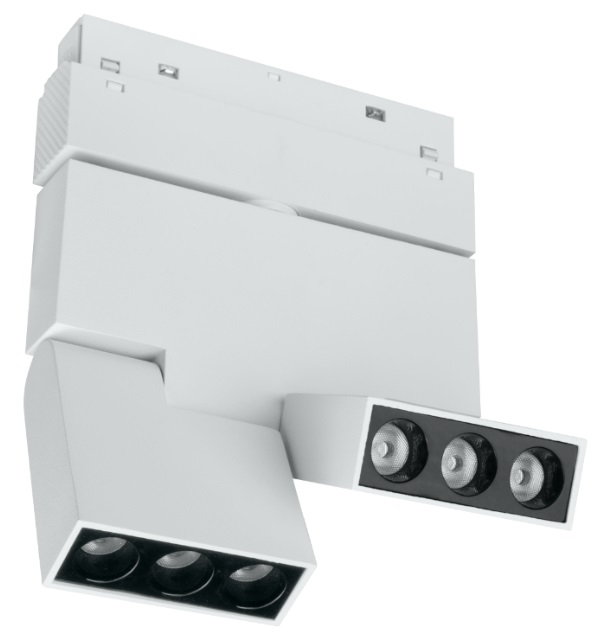 DPM M-Line lampa do szynoprzewodów 6x1 W biały MTL-SPRL2-6W-W