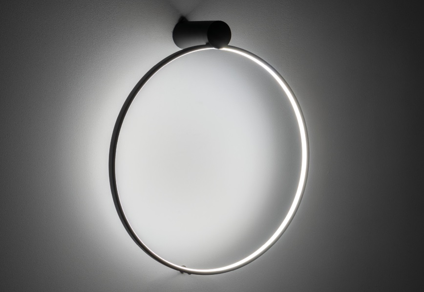 Nowodvorski Lighting Circolo lampa podsufitowa 1x18 W czarna 10930