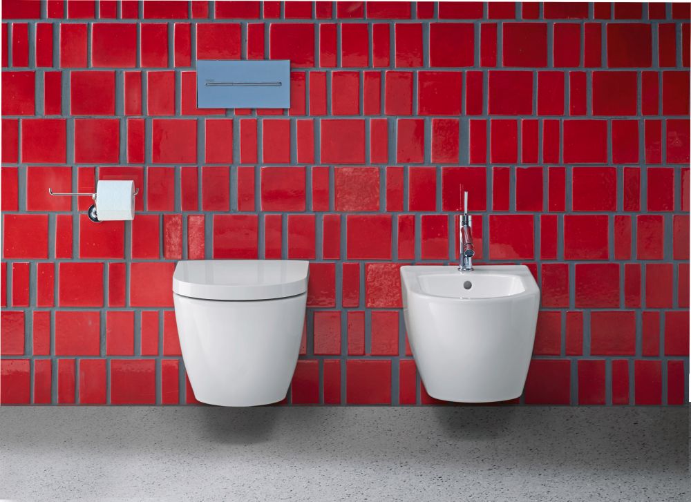Duravit Me by Starck Compact bidet wiszący WonderGliss biały jedwabny mat 22901532001