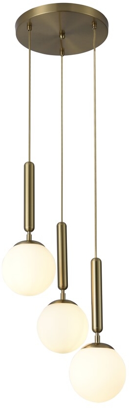 Rabalux Divina lampa wisząca 3x9W złoty/biały 5353