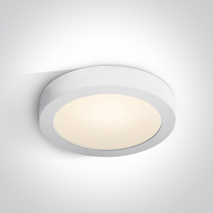 One Light Themelo plafon 1x30W LED biały 62130F/W/W