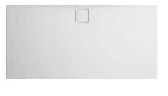Hüppe EasyFlat brodzik 160x100 cm prostokątny biały EF0119.055