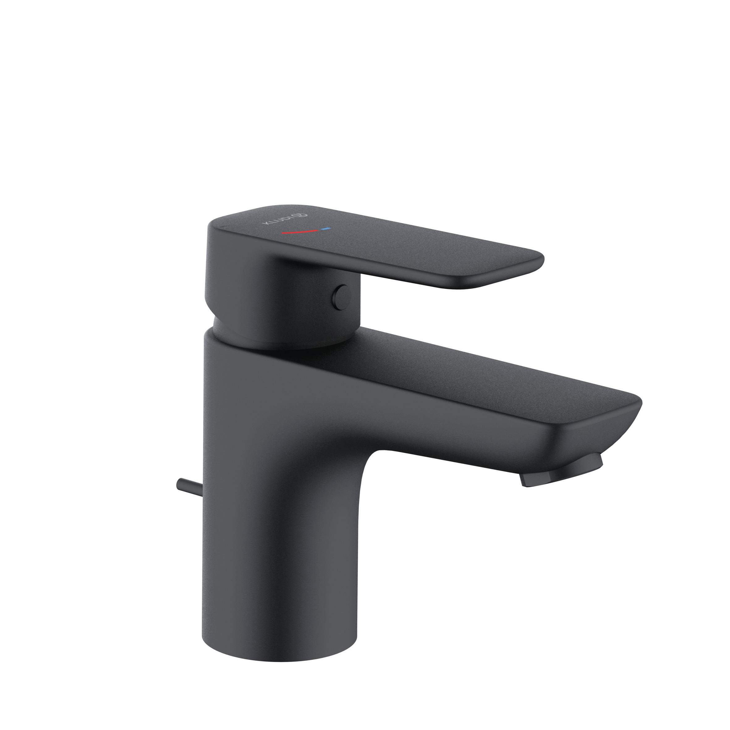 Kludi Pure&Style bateria umywalkowa stojąca czarny mat 403883975