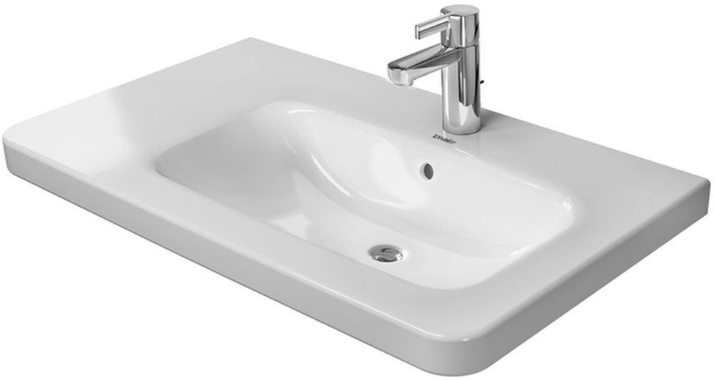 Duravit DuraStyle umywalka 80x48 cm prostokątna prawa WonderGliss biała 23268000001