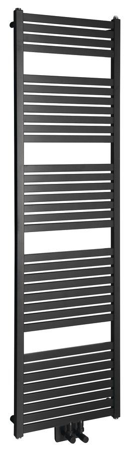 Aqualine Tondi grzejnik łazienkowy dekoracyjny 169x45 cm czarny DT446T