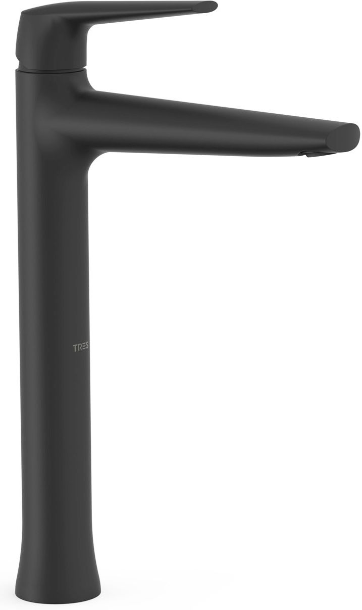 Tres Fuji bateria umywalkowa stojąca XXL czarny mat 28180301NM - Wysyłka w 24h