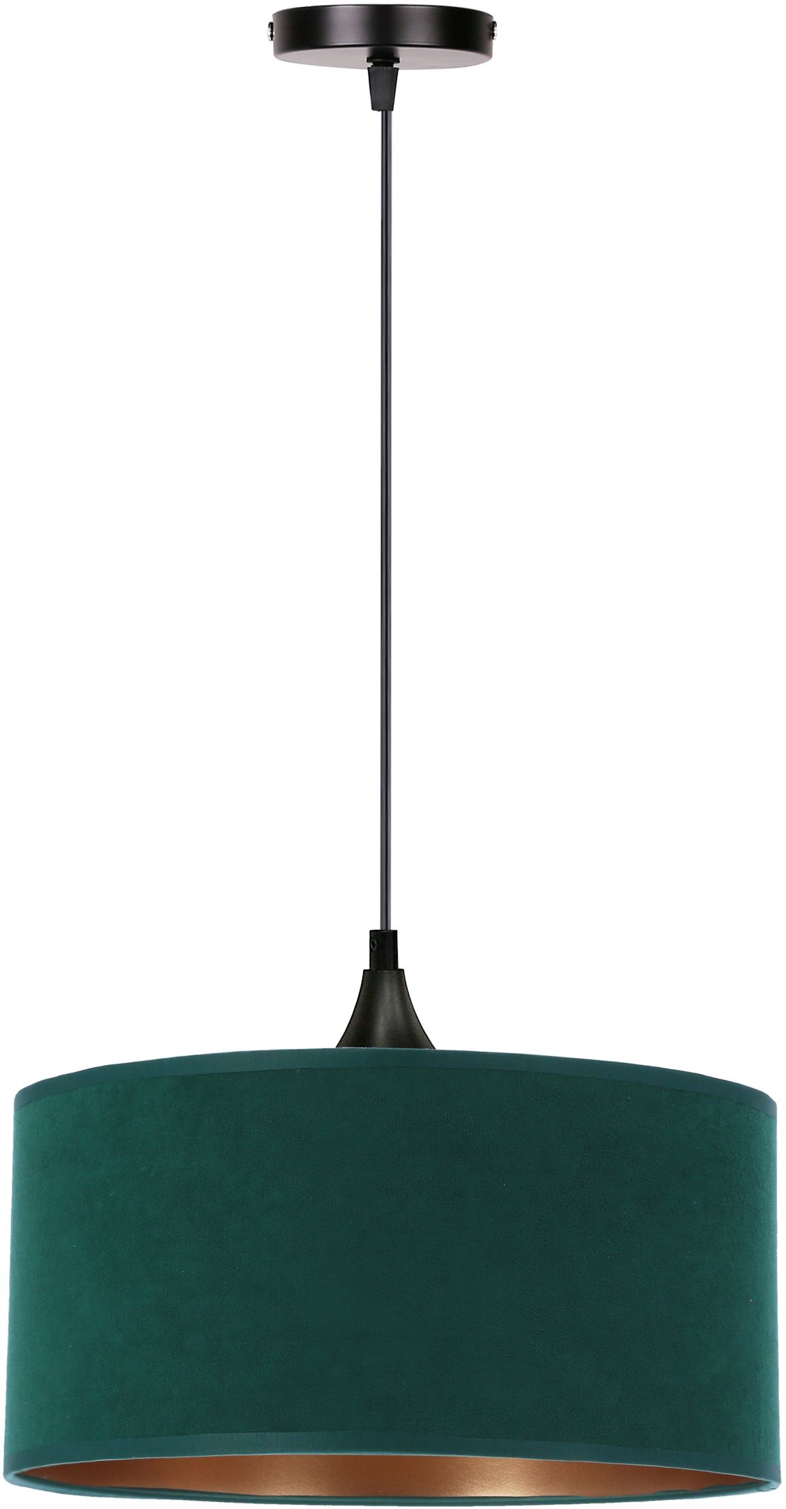 Candellux Maloto lampa wisząca 1x60 W zielona-złota 31-19646