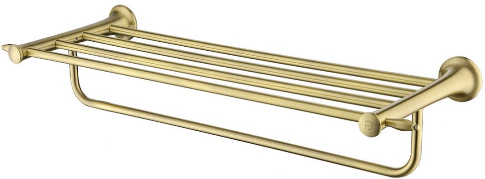 FDesign Lacrima półka z wieszakiem na ręcznik stary brąz FD6-LRA-66-66