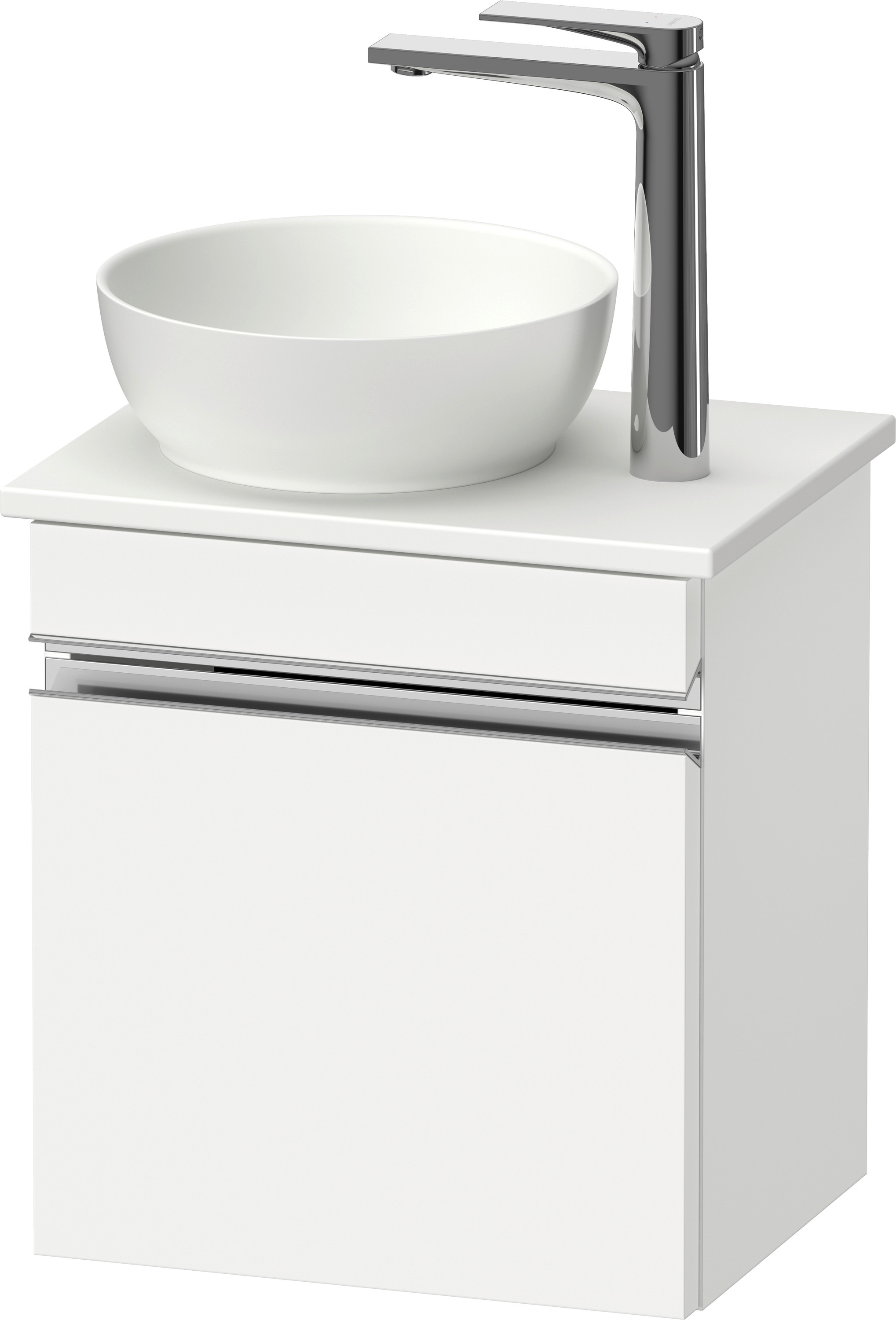 Duravit Sivida szafka 40x32,5x44 cm podumywalkowa wisząca biała-chrom SV4656L10180000