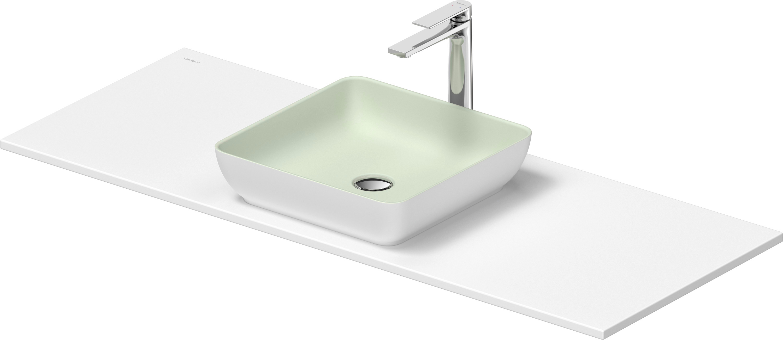 Duravit Sivida umywalka z konsolą 128 cm białą 268020FG00