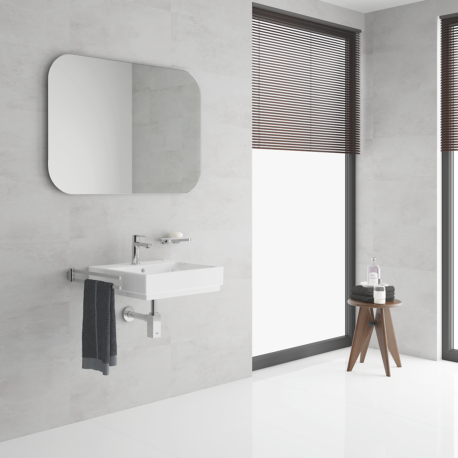 Grohe Lineare bateria umywalkowa stojąca chrom 23791001 - Wysyłka w 24h