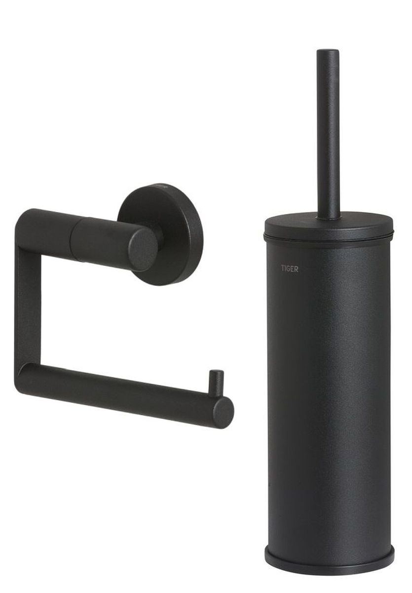 Zestaw Boston zestaw akcesoriów łazienkowych czarny mat (309030746, 307430746) - Wysyłka w 24h