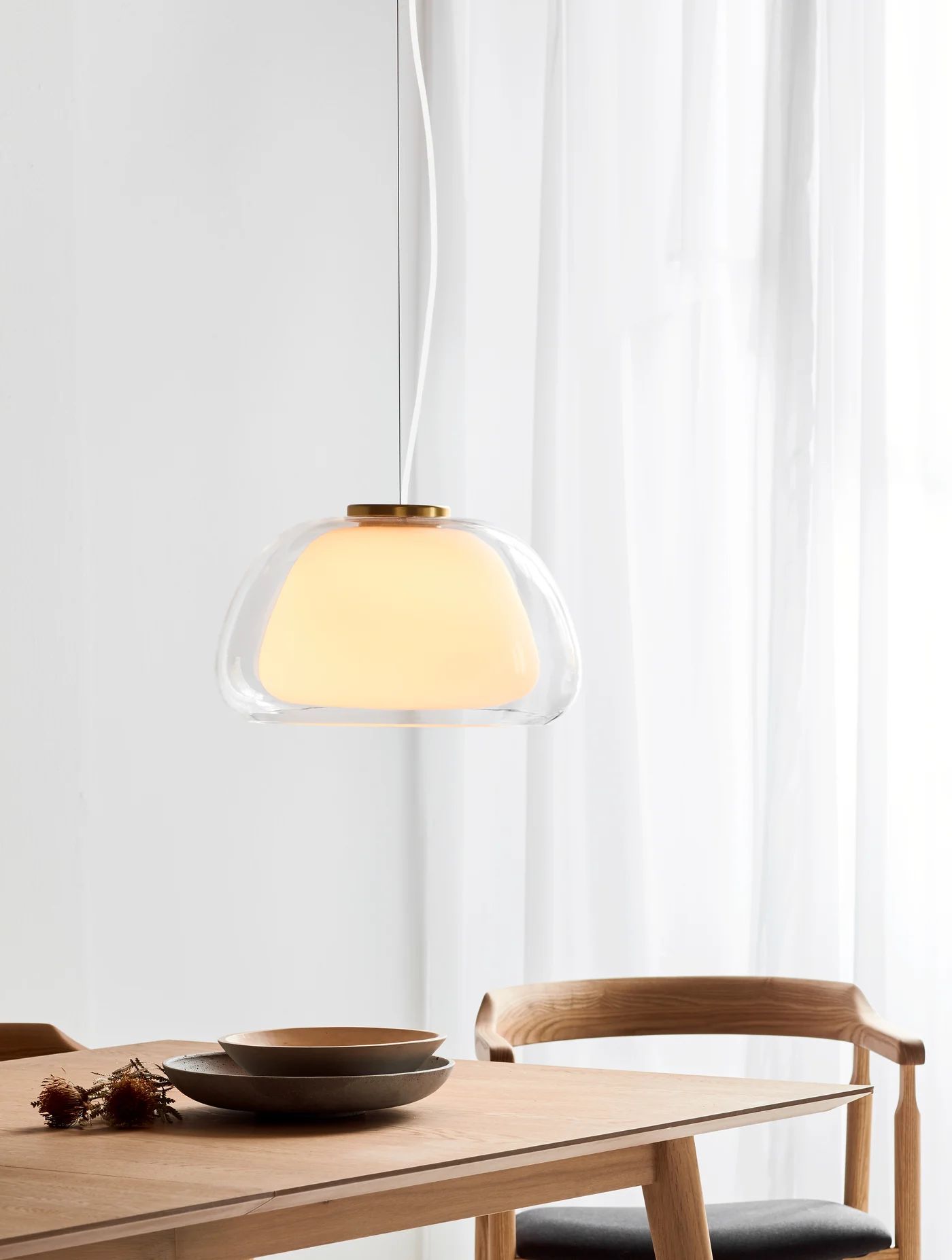 Nordlux Jelly lampa wisząca 1x40W opalowa biel 2010783001