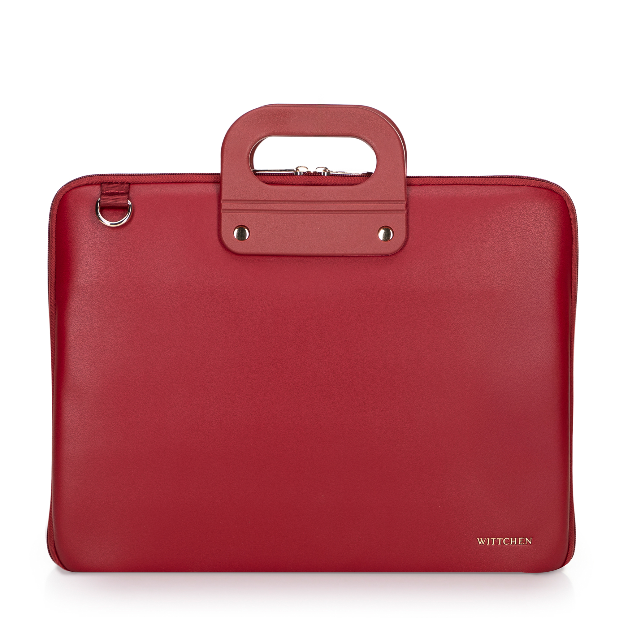Torba na laptopa 15” z imitacji skóry czerwona