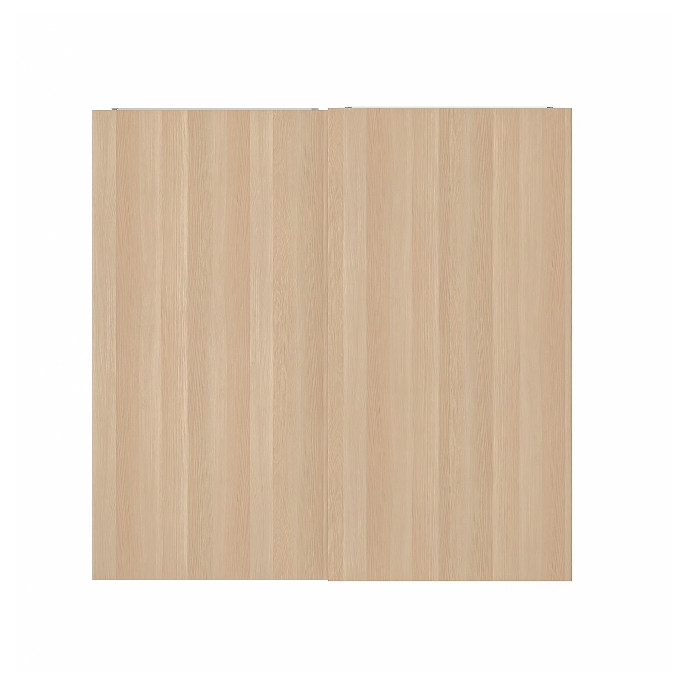 IKEA HASVIK Drzwi przesuwne, imitacja dębu bejcowanego na biało, 200x201 cm