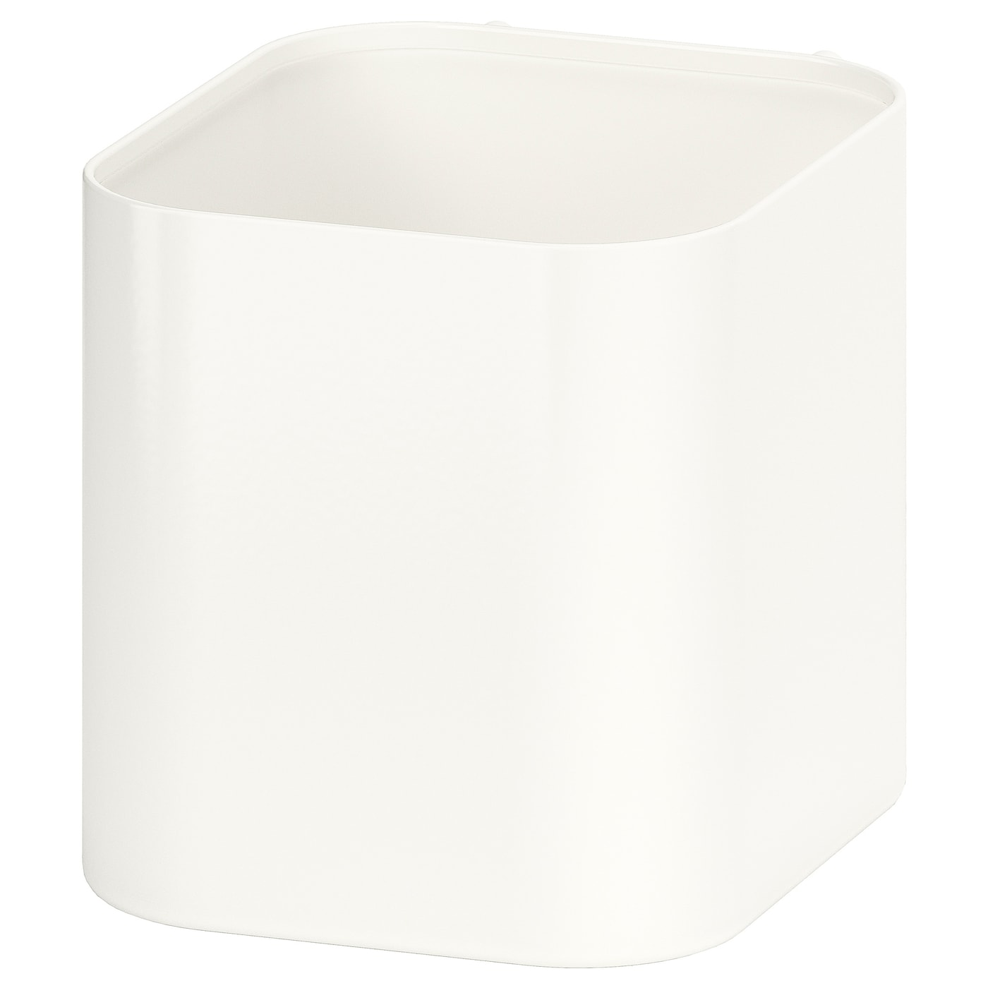 IKEA SKÅDIS pojemnik, biały, Szerokość: 7.5 cm
