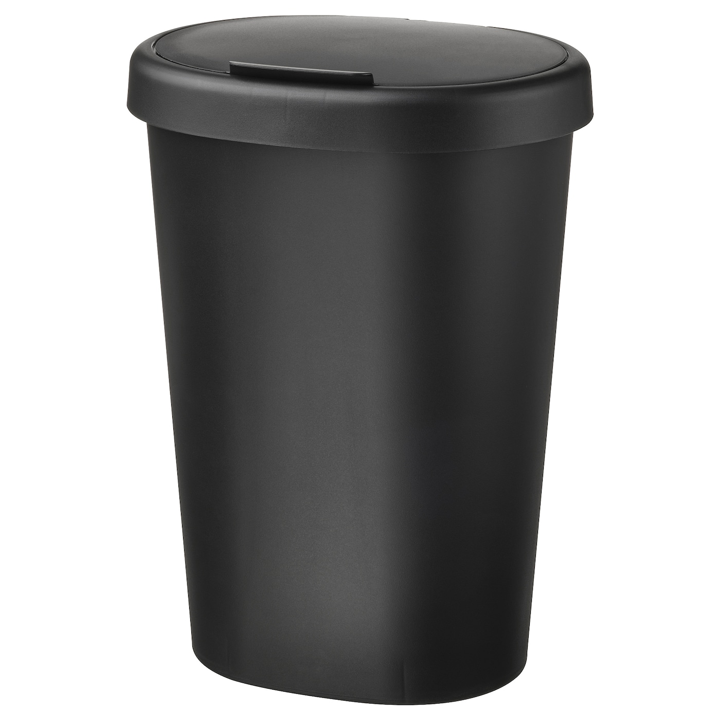 IKEA HÖLASS kosz z pokrywką, czarny, 8 l