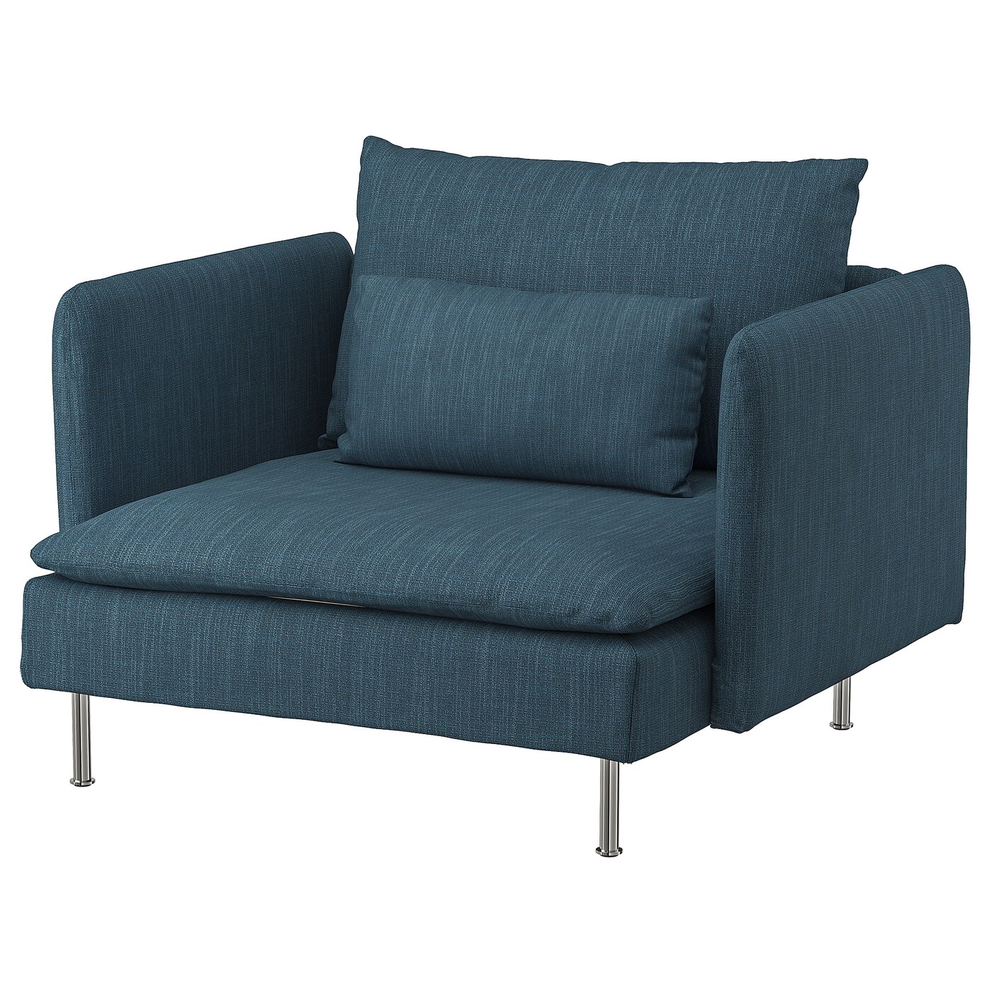IKEA SÖDERHAMN fotel, Hillared granatowy, Szerokość: 105 cm