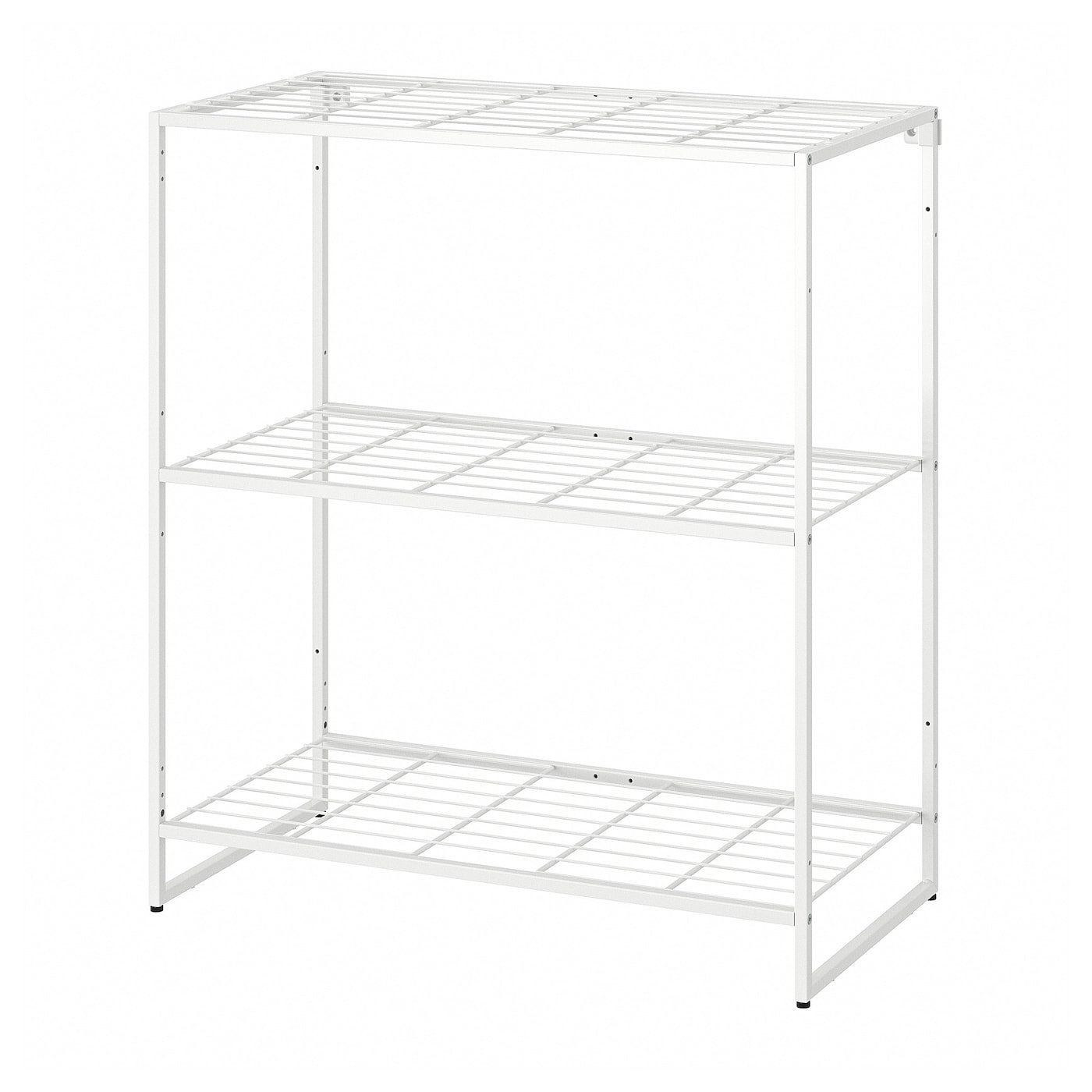 IKEA JOSTEIN regał, do wewnątrz/na zewnątrz/drut biały, 81x40x90 cm