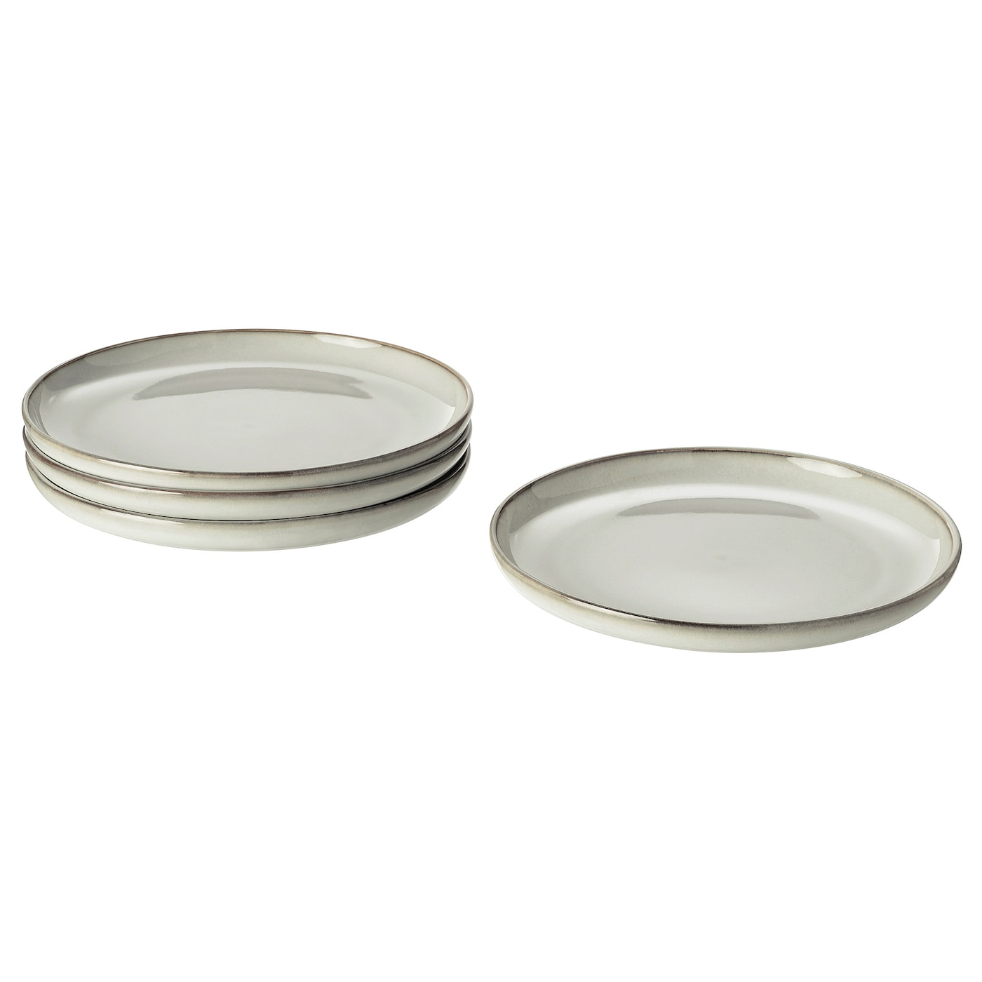 IKEA GLADELIG talerzyk, szary, 20 cm