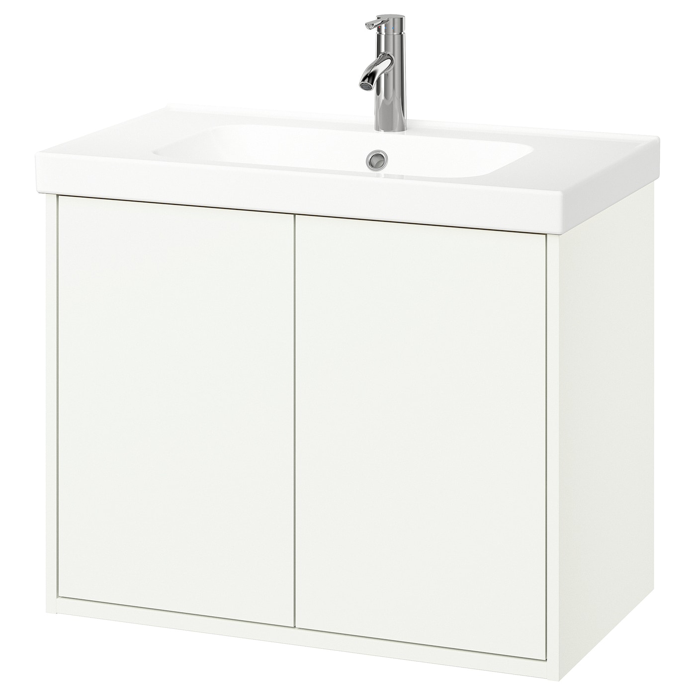 IKEA HAVBÄCK / ORRSJÖN szaf umyw z drzwiami/umyw/bateria, biały, 82x49x69 cm