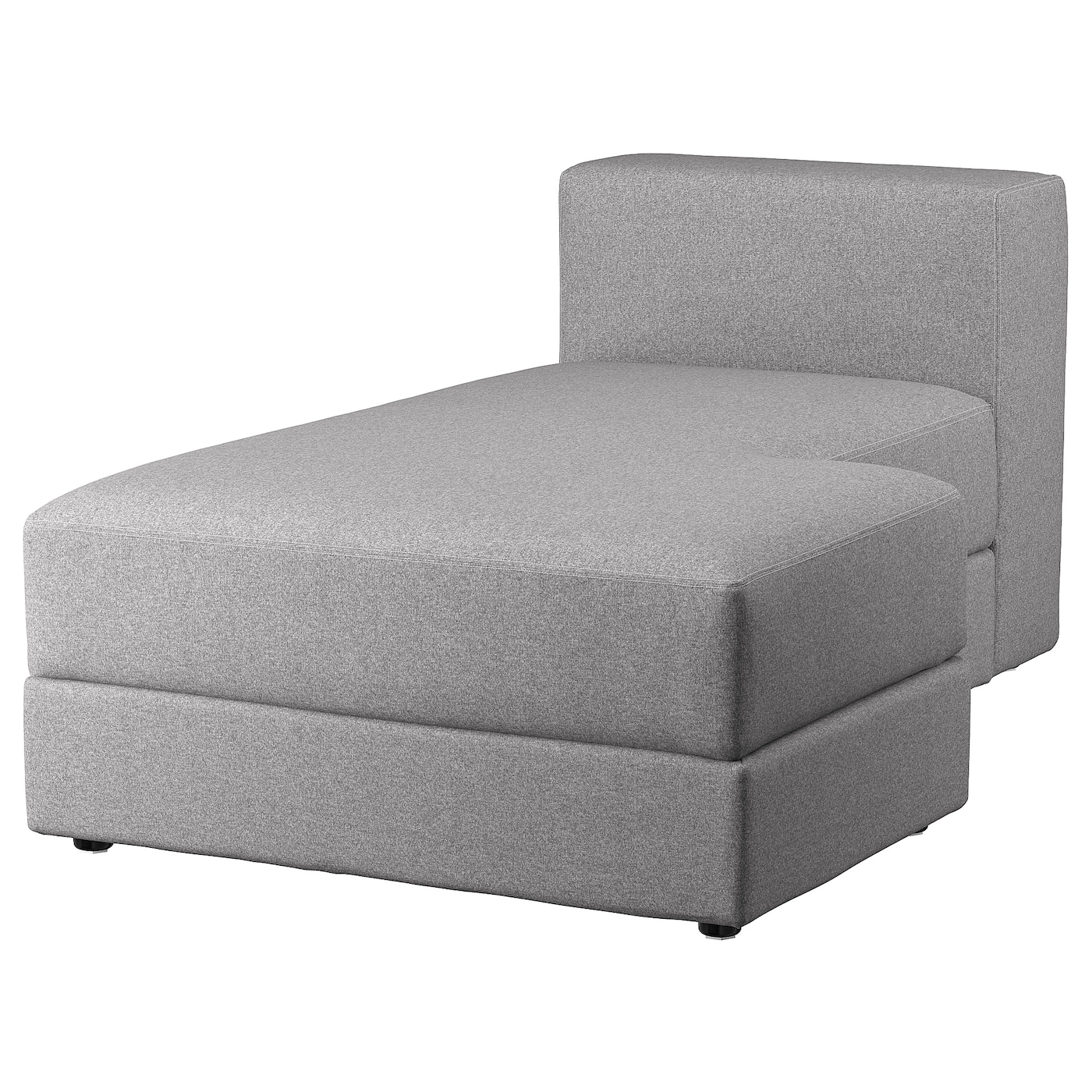 IKEA JÄTTEBO moduł szezlonga, prawy, Tonerud szary, Szerokość: 95 cm