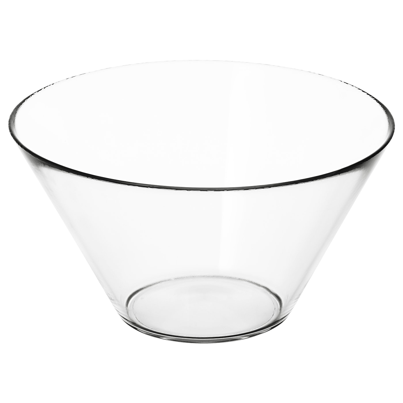 IKEA TRYGG miska, szkło bezbarwne, 28 cm