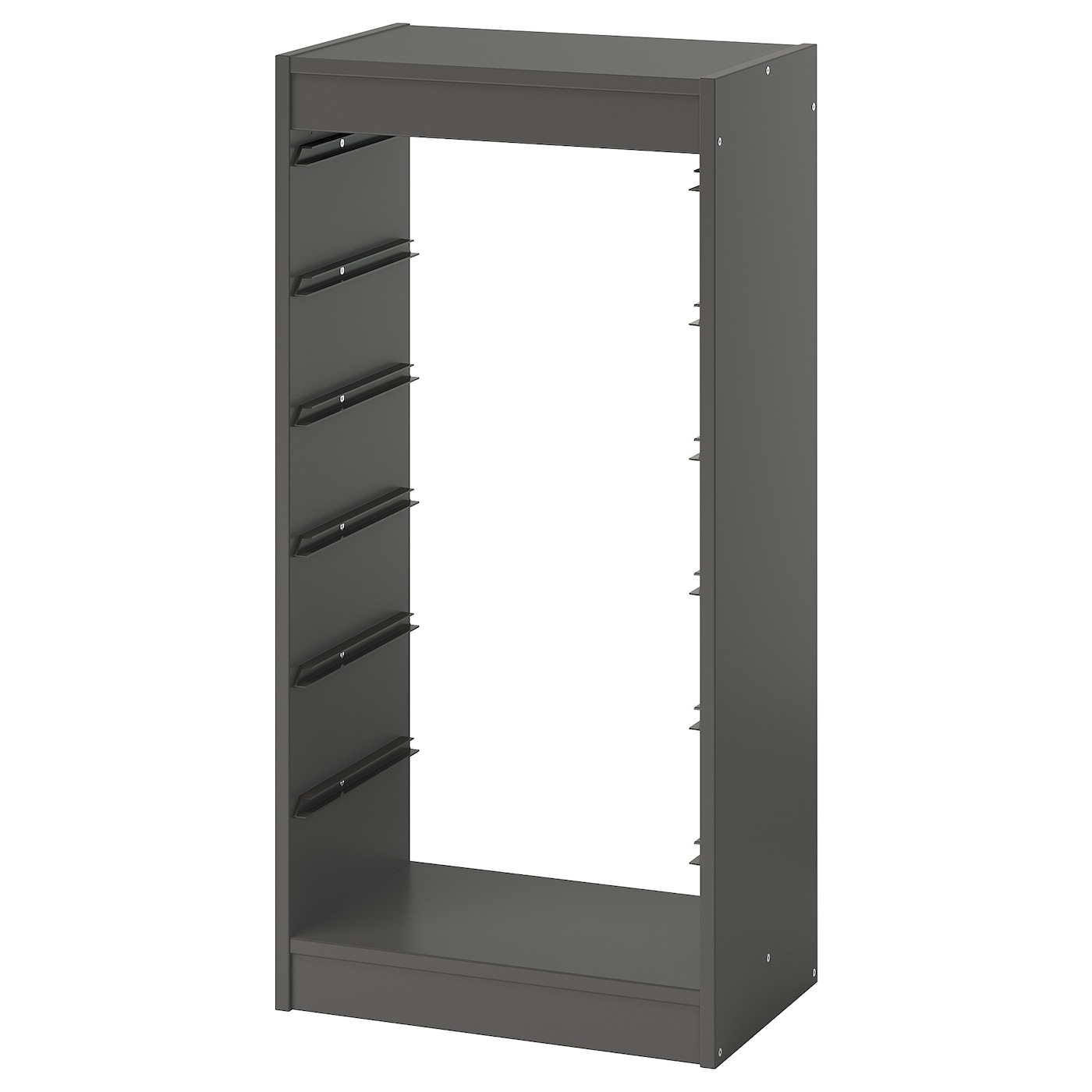 IKEA TROFAST rama, szary, 46x30x94 cm