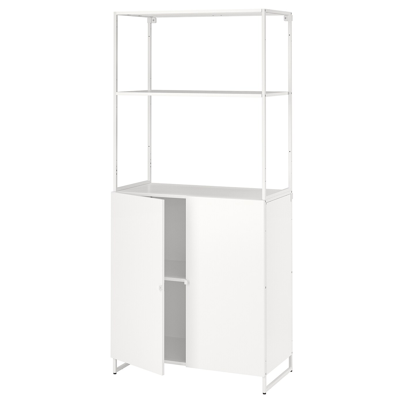 IKEA JOSTEIN regał z drzwiami, do wewnątrz/na zewnątrz/biały, 81x44x180 cm
