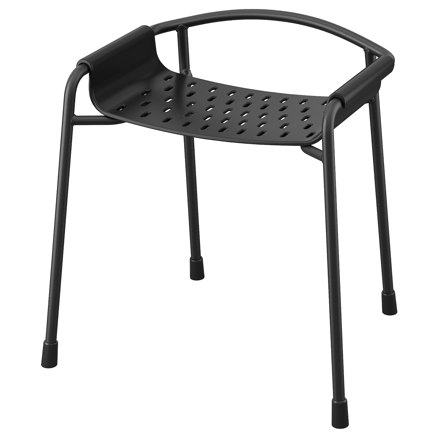 IKEA BÄSINGEN krzesło prysznicowe, antracyt, Przetestowano dla: 150 kg