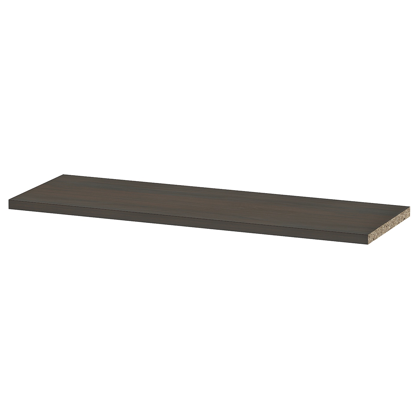 IKEA BILLY półka, ciemnobrązowy imit. dębu, 76x26 cm