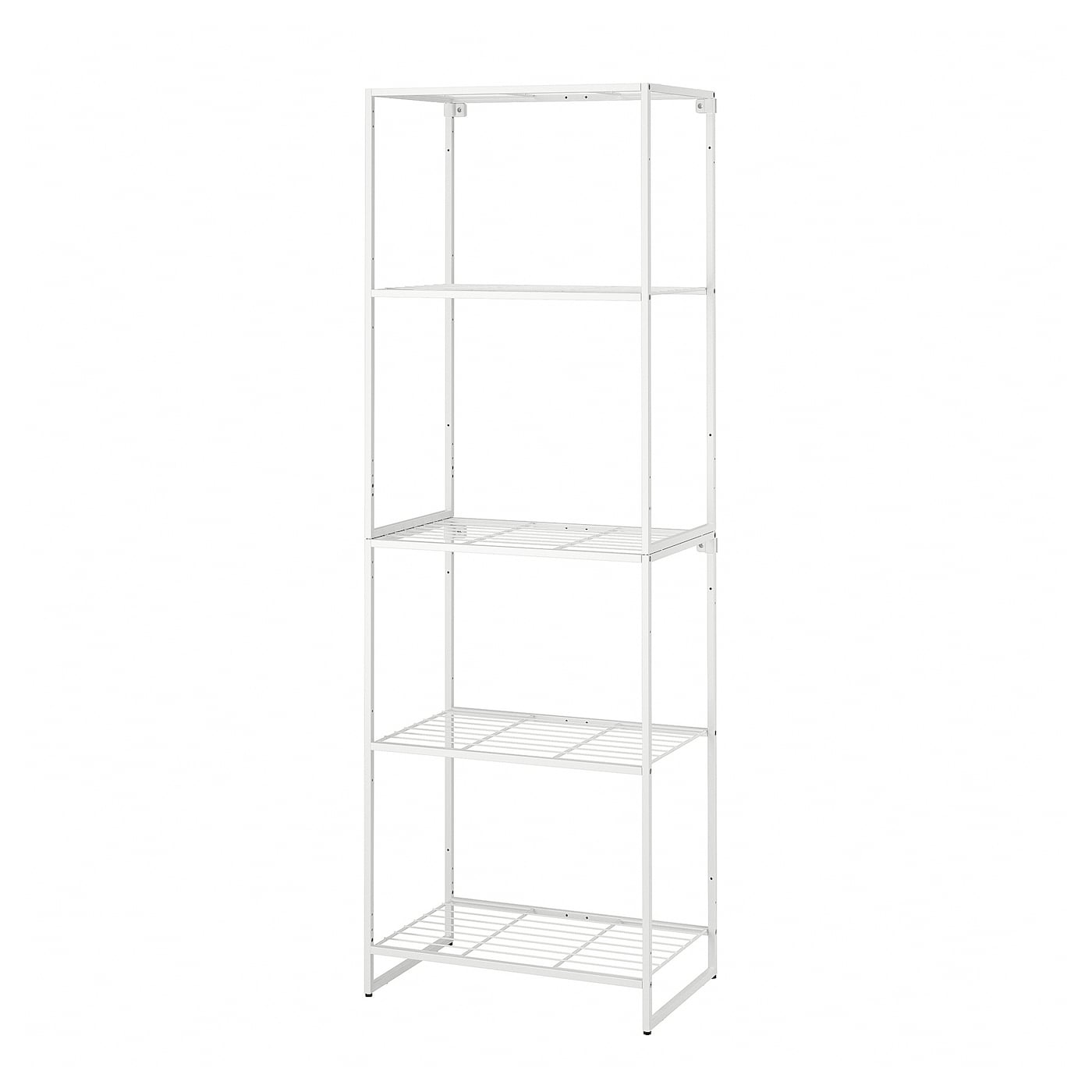 IKEA JOSTEIN regał, do wewnątrz/na zewnątrz/drut biały, 61x40x180 cm