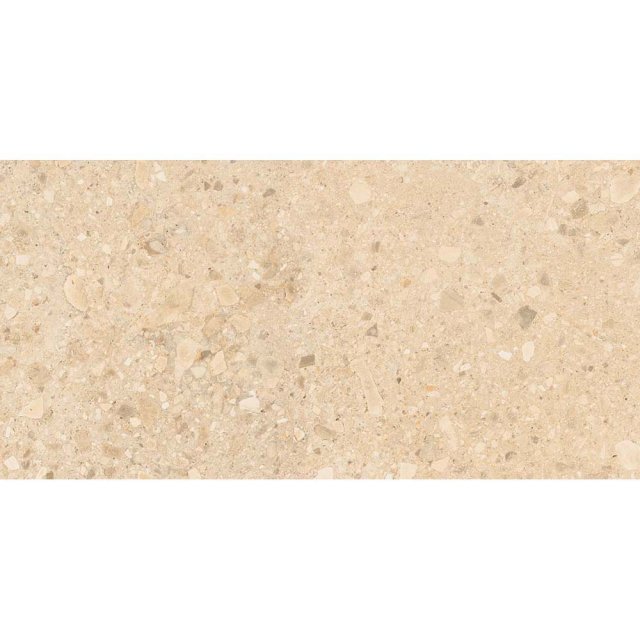 Gres szkliwiony TERRAZZO STONE warm beige mat 59,8x119,8 gat. II