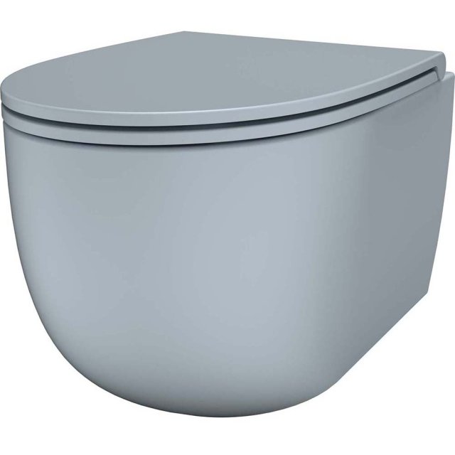 SDR CERAMICHE Miska podwieszana BULL CELESTE bezkołnierzowa wirowa z