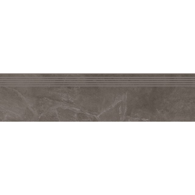 Gres szkliwiony stopnica MARENGO graphite mat 29,8x119,8 gat. I