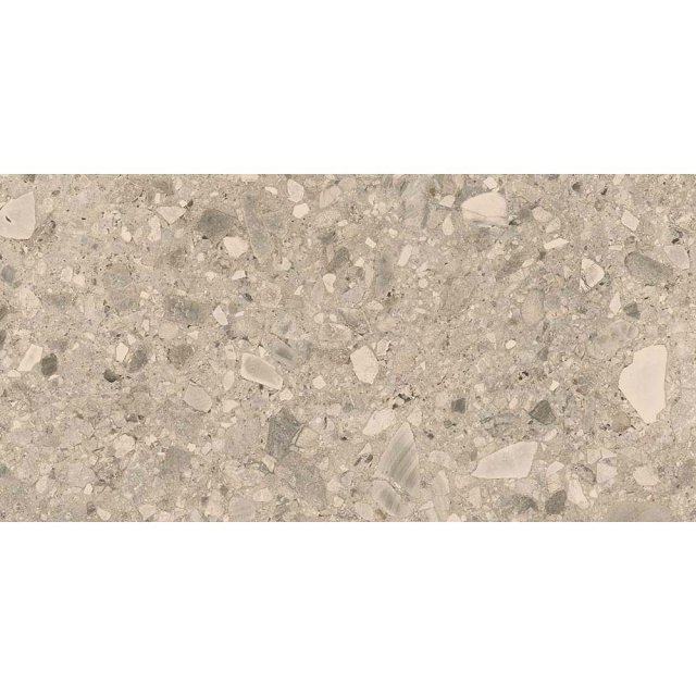 Gres szkliwiony KERMOS TERRAZZO NUOVO taupe mat 29,8x59,8 gat. II