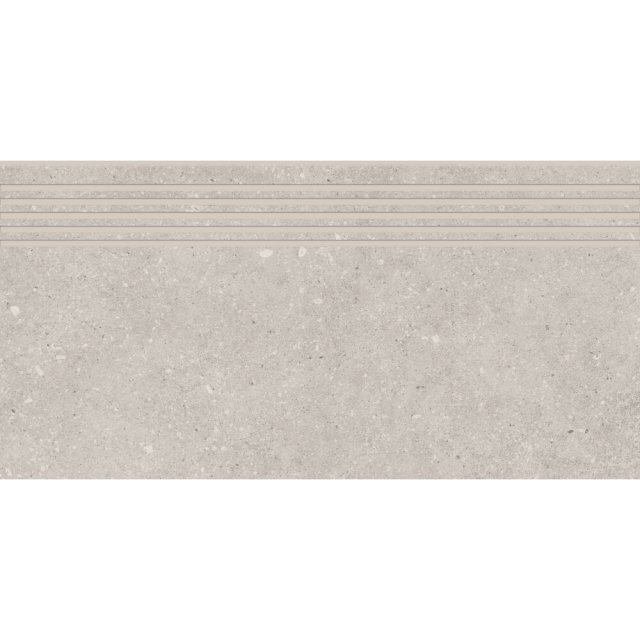 Gres szkliwiony stopnica SOFTI grey mat 29,8x59,8 gat. I