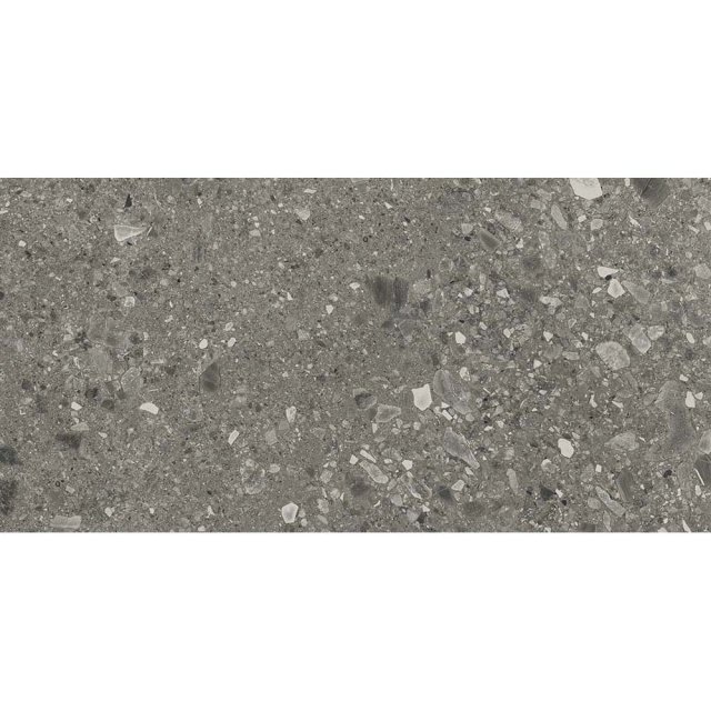 Gres szkliwiony KERMOS TERRAZZO NUOVO grey mat 59,8x119,8 gat. II