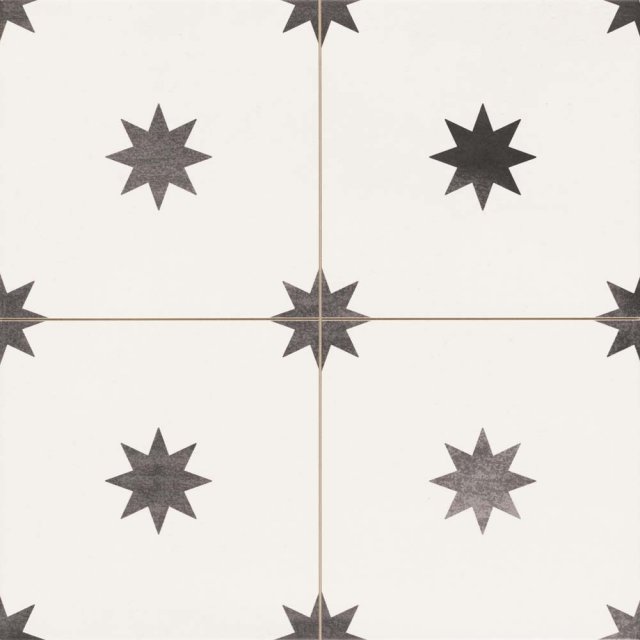 Gres szkliwiony hiszpański Realonda STAR WHITE mat do fugowania 44x44