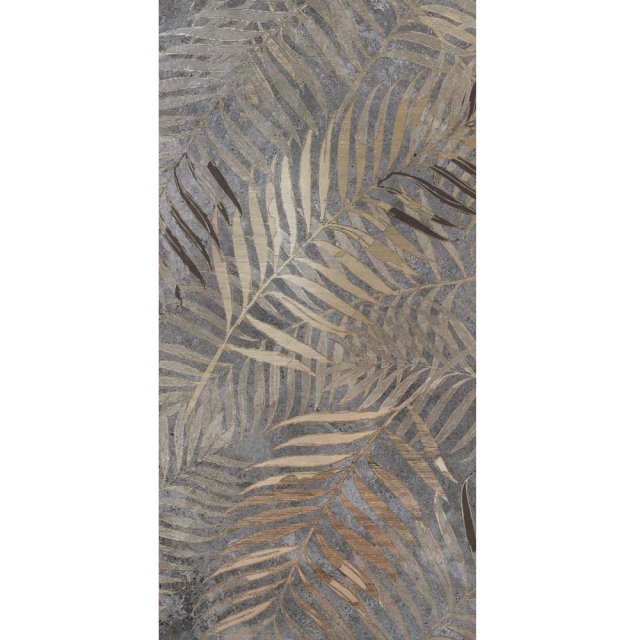 Gres szkliwiony włoski Dado Ceramica WALLPAPERS GOLDEN FERN mat 60x12