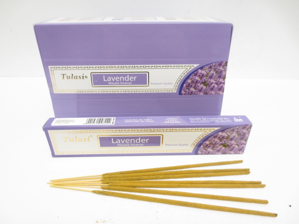 Kadzidełka TULASI Lavender (lawenda) - 15g