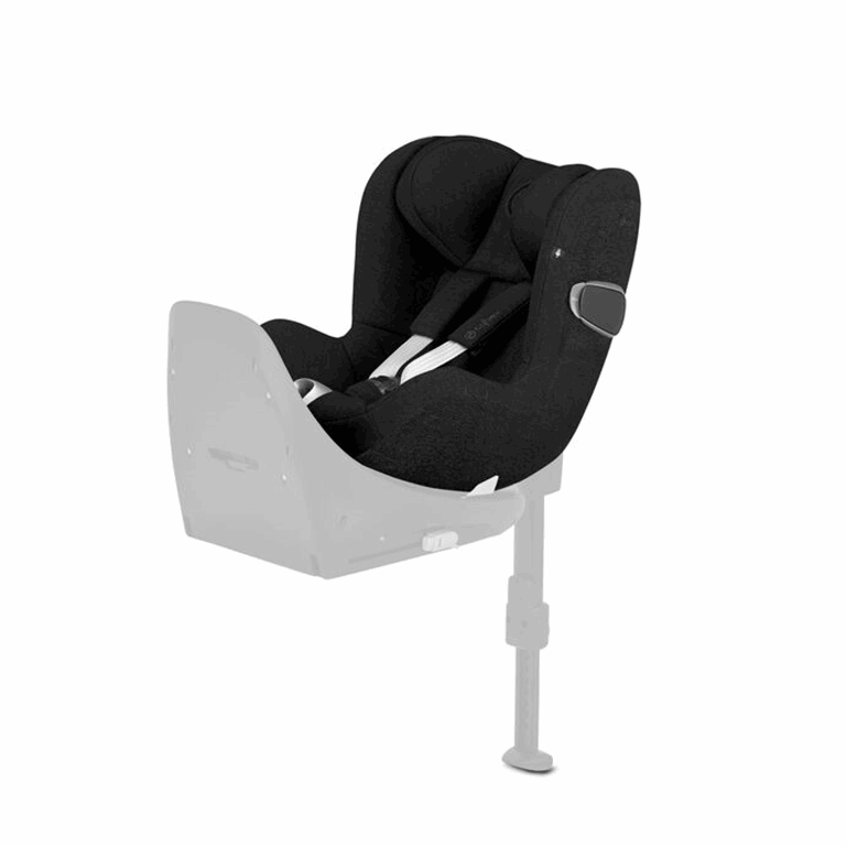 Cybex Sirona Z2 i-Size - fotelik samochodowy bez bazy dla dzieci od 45 do 105 cm wzrostu, do 18 kg-Plus Deep Black